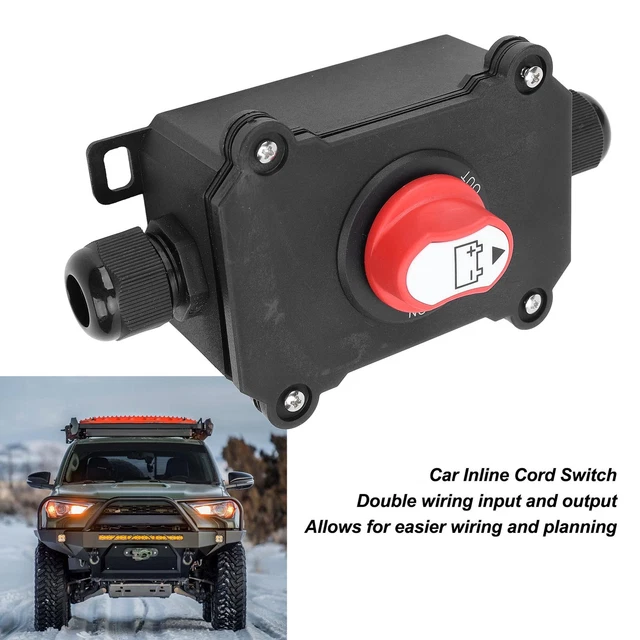 200A INLINE CORD Switch Waterproof ON Off Toggle Switch DC12 To 32V ...
