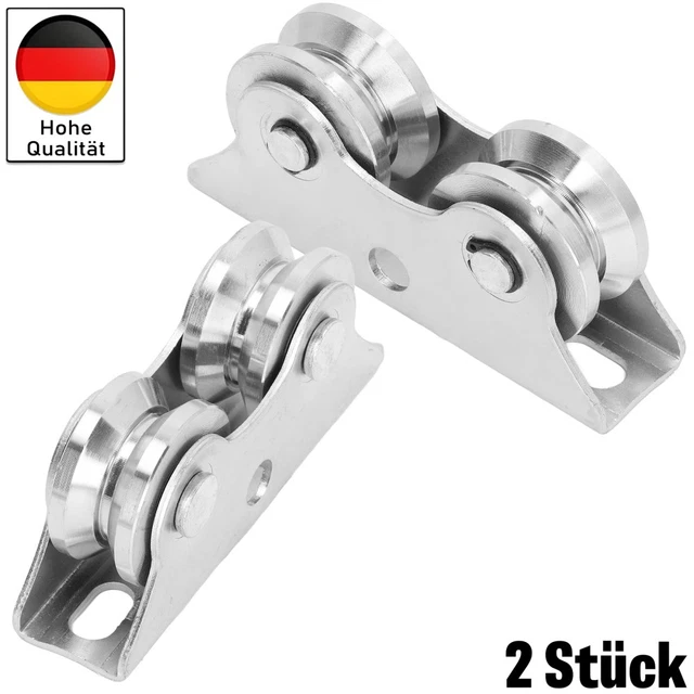 Torlaufrolle Hoch Last Tor Rolle In 8 Verschiedenen Größen Hohlkehle Schiebetor Schiebetür Rolltür Rolltor Laufrolle ( 70mm