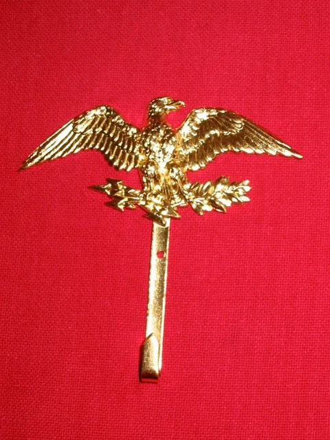 ORNEMENT A L'AIGLE D'UN RETROUSSIS D'UNIFORME D'AIDE DE CAMP PREMIER EMPIRE - 1er empire