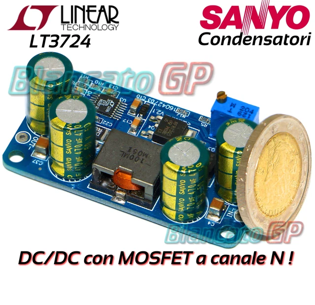 Convertitore Dc/Dc Buck 6A Ad Alta Efficienza Con Lt3724 E Mosfet A Canale N