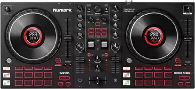 Numark Mixtrack Platinum FX DJ Controller Official Decks Mixer Deck Mixers