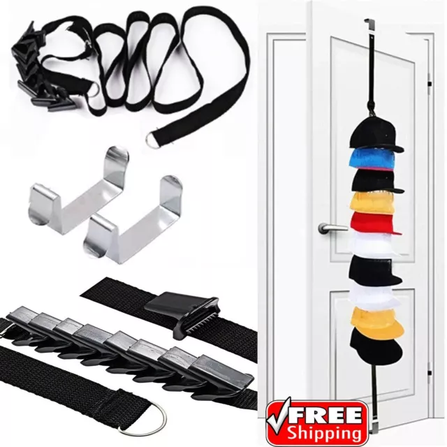 Baseball Cap Rack Hat Holder Rack Home Organizer Storage Door Closet Hook Hanger