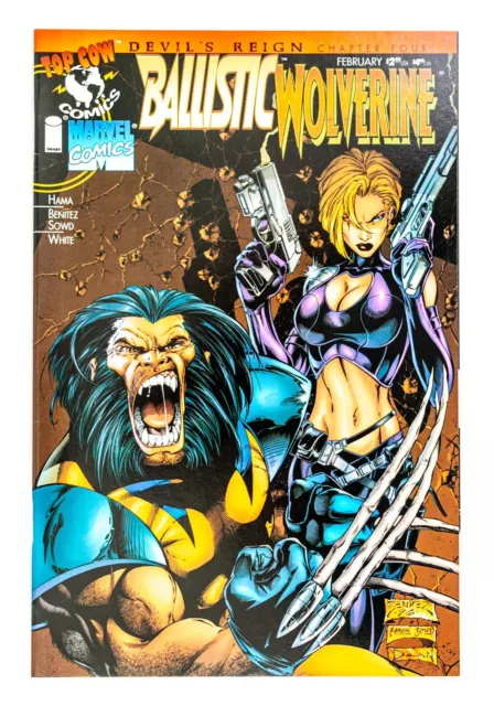 Ballistic / Wolverine #1 (1997 Top Cow/Marvel) Devil's Reign Versus Mephisto NM-