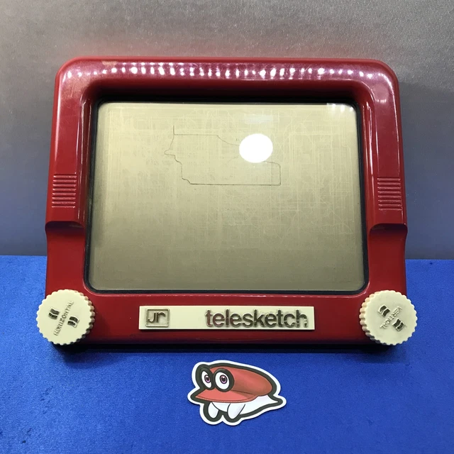 JUGUETE TELESKETCH RETRO Vintage Faulty Defectuoso EUR 18 95