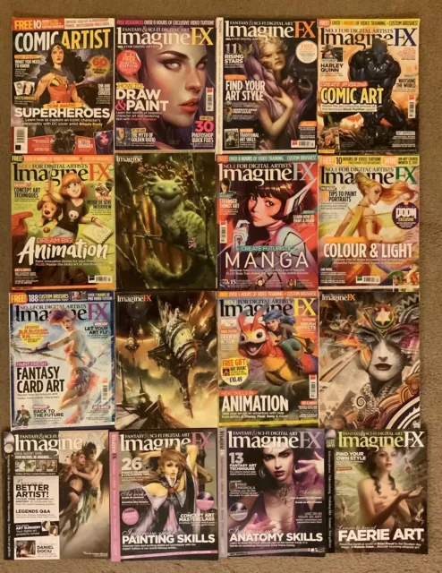 ImagineFX Magazine Bundle - 44 Issues All In Very Good Condition
