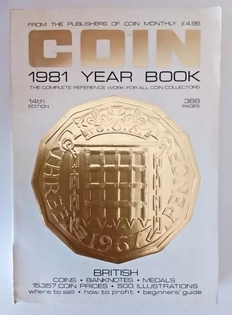 "COIN 1981 YEAR BOOK" (Coins, Banknote, Medals) Complete reference work