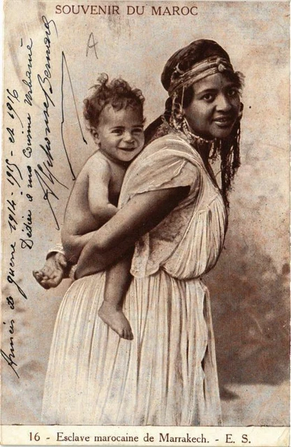 CPA AK Souvenir of MOROCCO Moroccan Slave of MARRAKECH MOROCCO (689218)