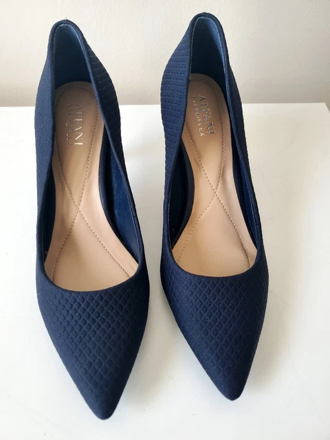 Alfani Step N Flex Navy Blue High Heels Size 8 Alfani Step N Flex Navy Blue High Heels Size 8