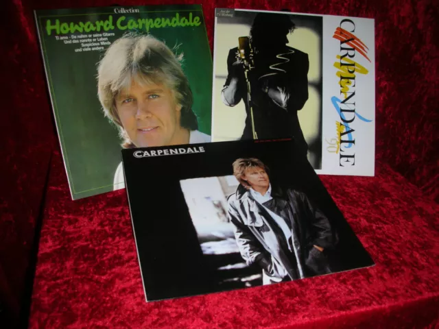 Howard Carpendale - 3 Lp's  (Vinyl + Cover Hervorragend erhalten) set 1.