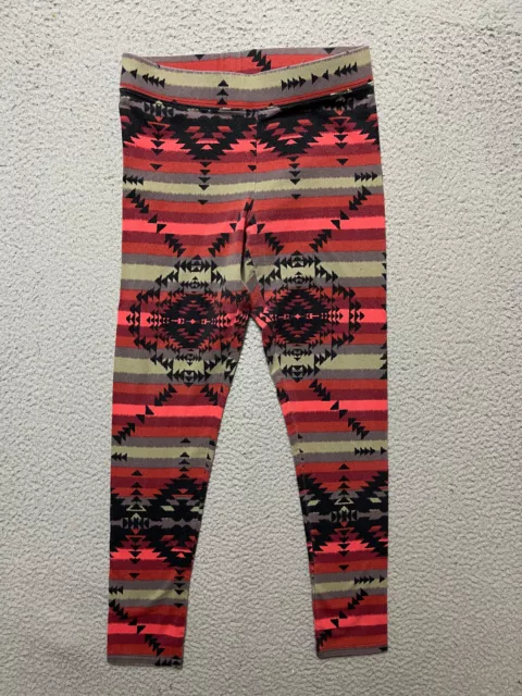 American Eagle Outfitters AEO Hi-Rise Leggings Aztec Print Stretch Size M