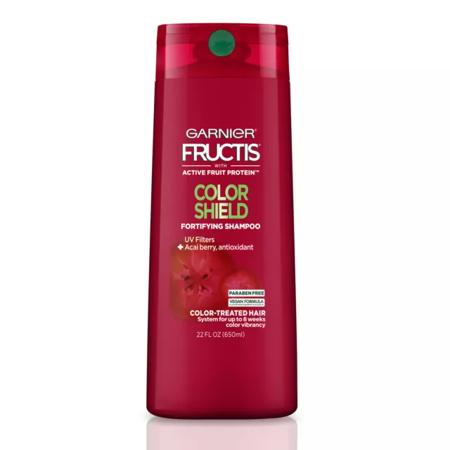 Garnier Fructis Shampoo Color Treated Shield Fortifying Fruit Protein 22 Ounce