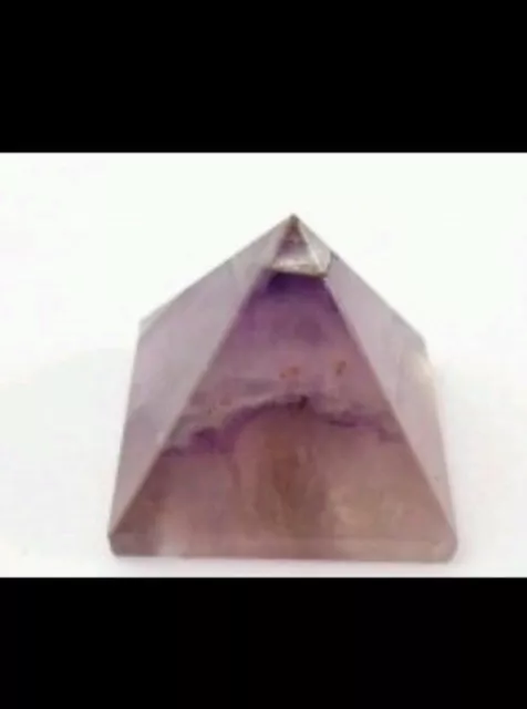 Reiki Energy Charged Natural Amethyst Crystal Pyramid Stone Crystal Healing Uk