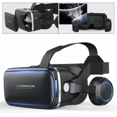 3D Google VR Box Headset Virtual Reality Glasses For Game Movie Smart Phone