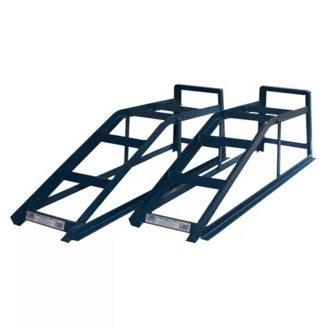 Pair of Heavy Duty Commercial Vehicle Metal Car Ramps 2 TONNE Cougar CR2