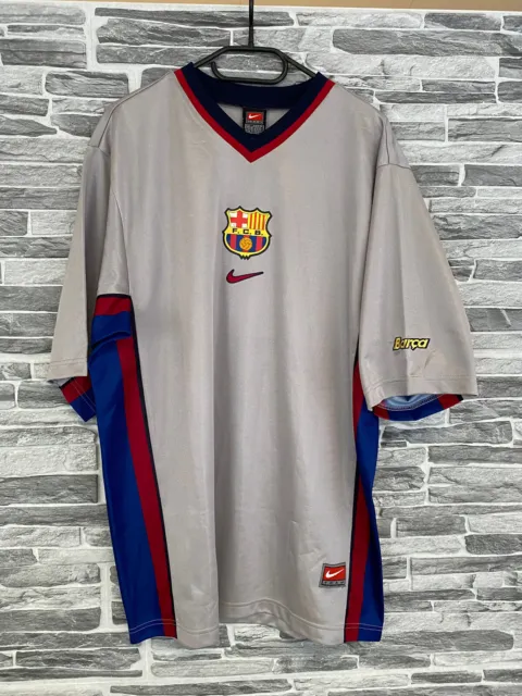 Nike FC Barcelona Barca Trikot 1999/2000 Away - Original Vintage - Sehr selten