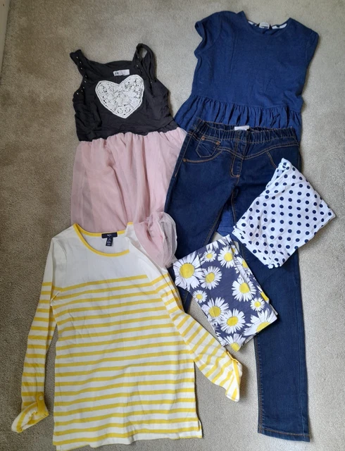 Pacchetto di vestiti ragazze 10-11 anni - 2 abiti, jeggings, top, GAP, Next, George