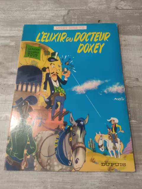 lucky luke L'élixir Du Docteur Doxey 1969 Édition Dupuis