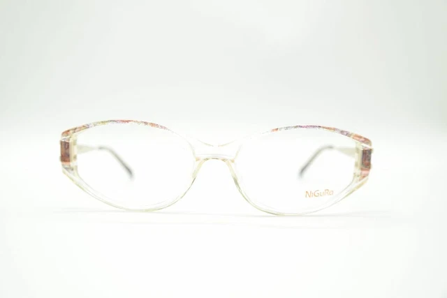 Lunettes Vintage NIGURA N 0133 - Monture Or Multicolore Ovale - NOS (Neuf D'origine)