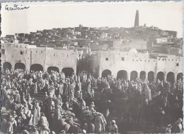 Algérie, Ghardaïa, place du marché Vintage silver print Tirage argentique  8