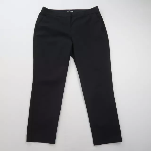 Express Womens Columnist Dress Pants Size 12 Black Trousers Work Career