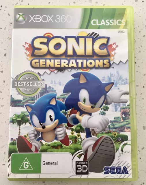 Sonic generations xbox sales 360