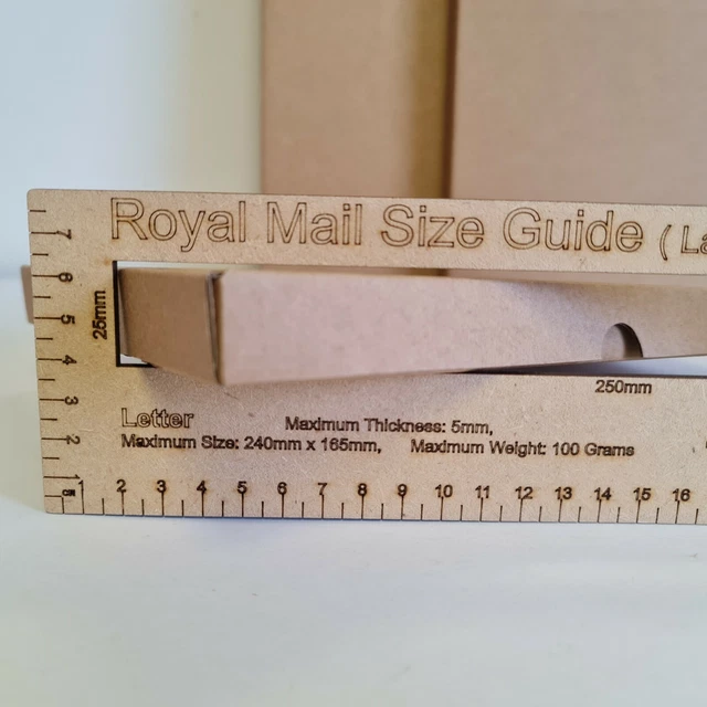 Royal Mail PPI Letter Size Guide Post Office Postal Price Postage Ruler Template