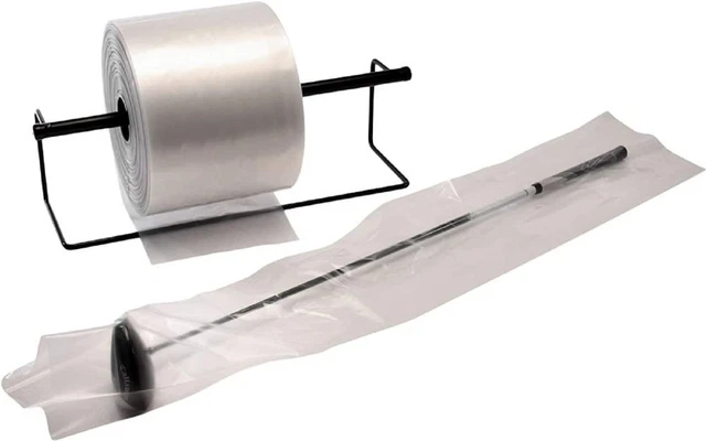 1 Pack of Poly Tubing on Roll; Clear 5 x 2000. Thickness 3 Mil. Polyethylene