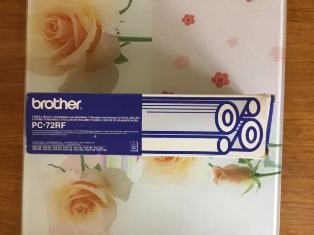 Original Brother PC-72RF Black for Brother Fax Machines, 1 refill roll only NEW.