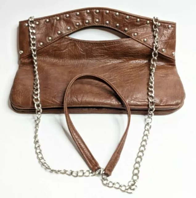 ALDO COGNAC BROWN Satchel Crossbody Shoulder Bag Handbag Purse $14.99 ...