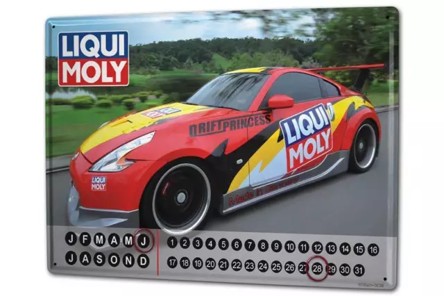 Dauer Wand Kalender Oldtimer Auto Liqui Moly LIQUI MOLY Metall Magnet