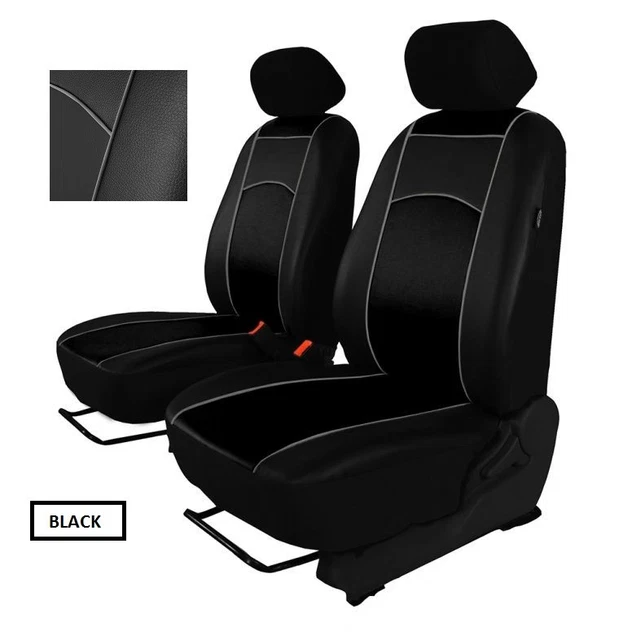 UK Custom Covers Black Front Seat Covers For Peugeot Boxer (2006-2022) – RHD, Waterproof