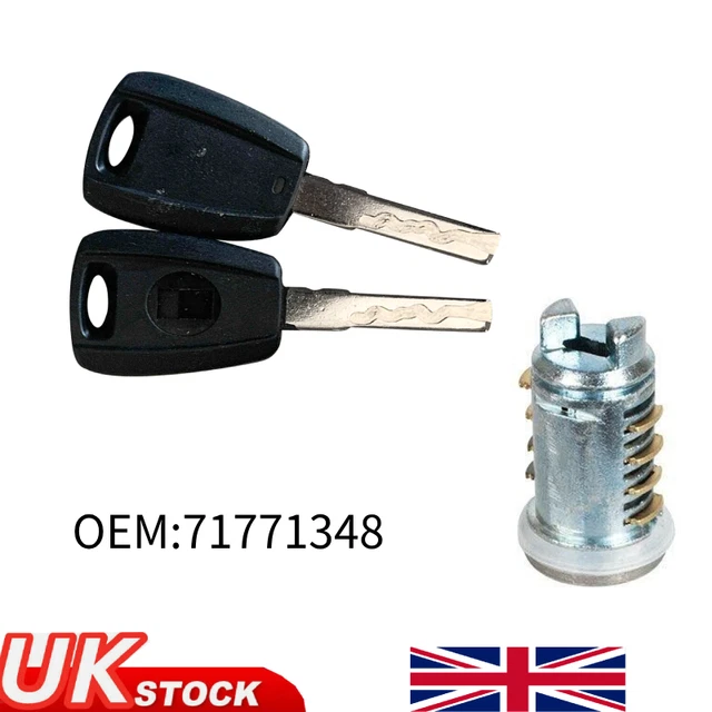 thumbnail image 2 of Aftermarket Door Lock Cylinder Set With Keys For Fiat Doblo Punto Panda - 71715133 2 of 6