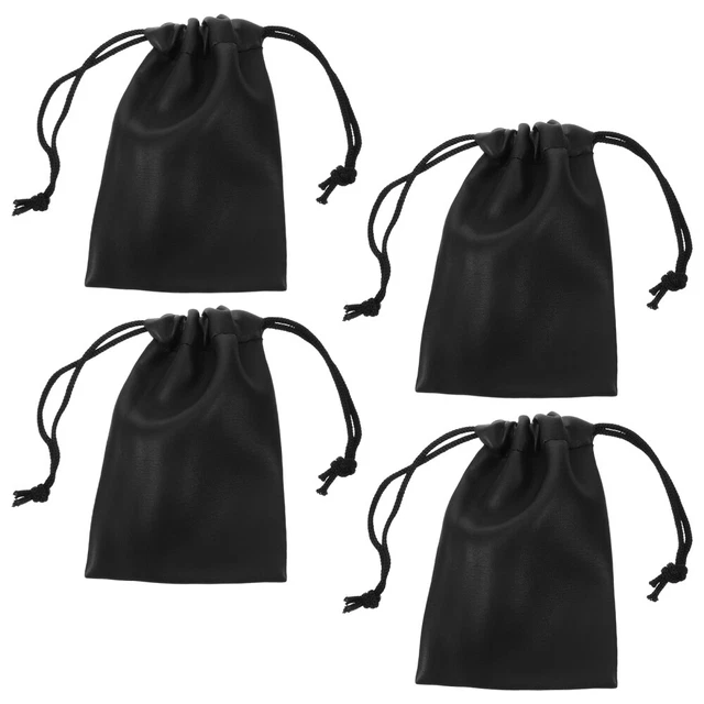 4 Pcs Microphone Carrying Bag Carrier Lavalier Portable