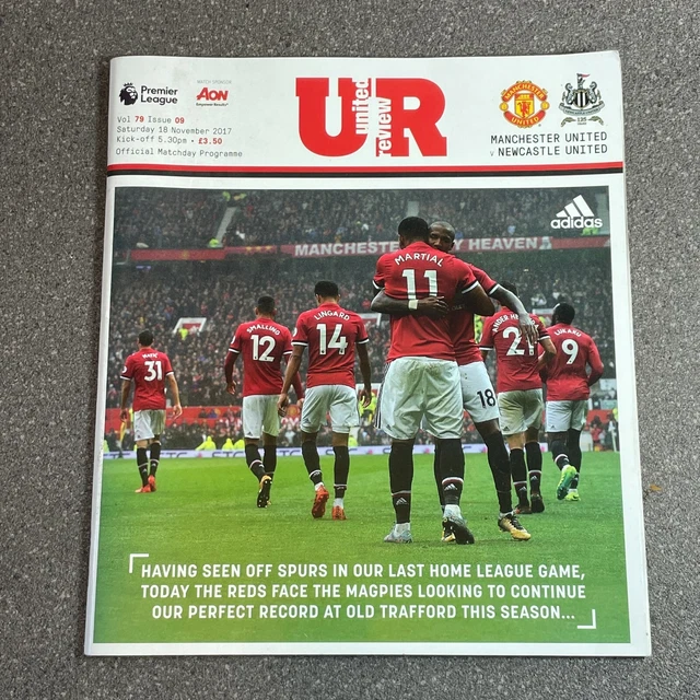 Programme Manchester United Vs Newcastle United – 01/01/1987 – Vintage Football