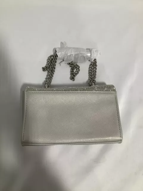 Steve Madden bwonders Silver Sparkly Crossbody Bag 2