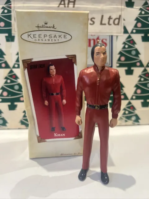 Khan Star Trek Noël Poinçon Souvenir' Ornement En Boîte