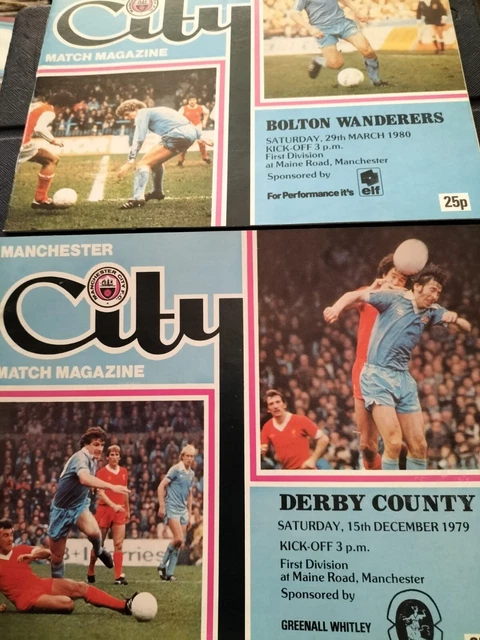 MANCHESTER CITY 1984/85 FULL SET OF HOME PROGRAMMES x27 *PLUS AWAY
