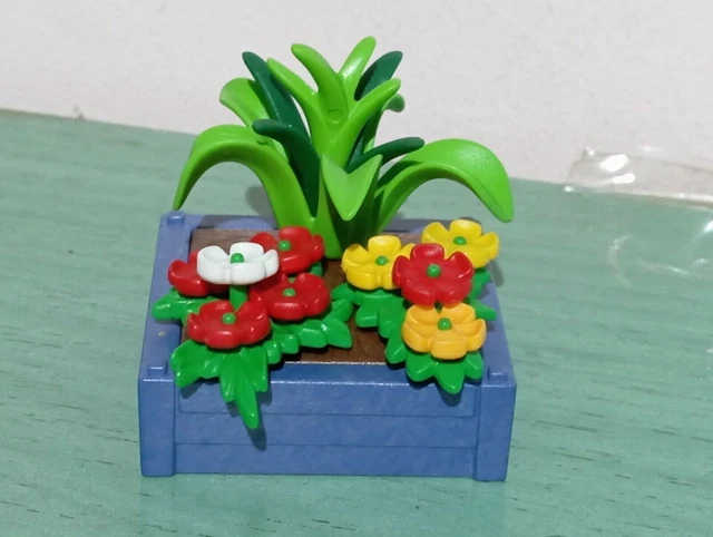 6 Pièces De Végétation Playmobil - Plantes Et Feuillage Pour Décor De Maison De Poupée
