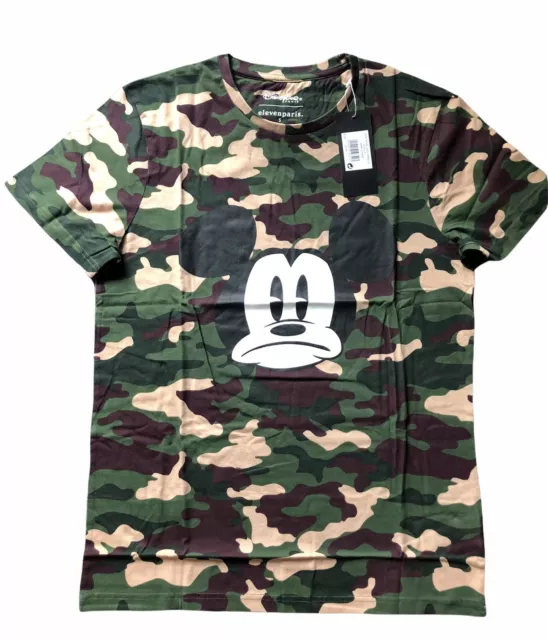 T Shirt Eleven Disney Mickey Mouse Army Disneyland Paris Taille S Neuf New