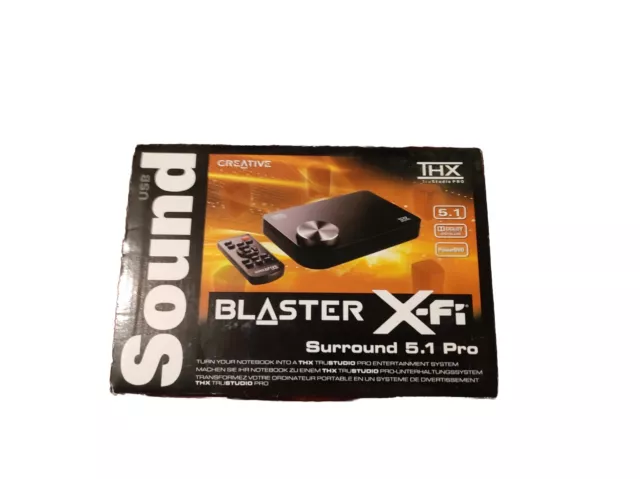 CREATIVE Sound Blaster SB1095 X-Fi Surround 5.1 Pro USB Sound Card