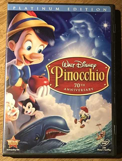 Pinocchio (DVD, 2009, 2-Disc Set, 70th Anniversary Platinum Edition)