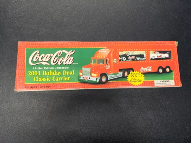 2001 Holiday Dual Classic Carrier Coca Cola Limited Edition 3