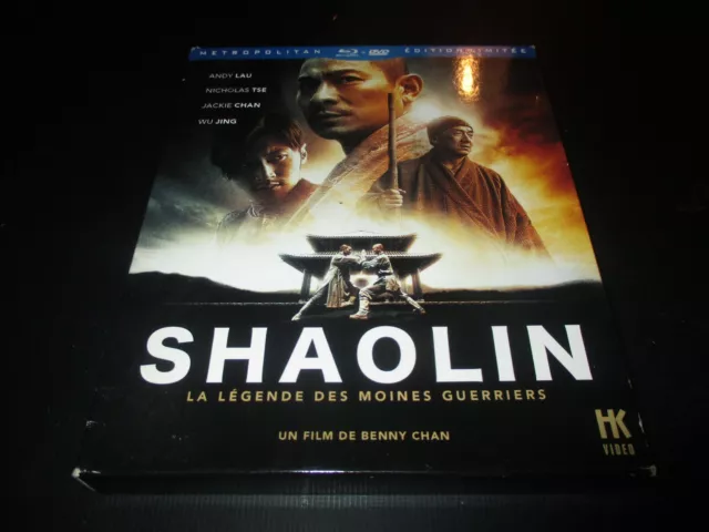Cof Blu-ray + Dvd SHAOLIN : LA LEGENDE DES MOINES GUERRIERS Andy LAU Jackie CHAN