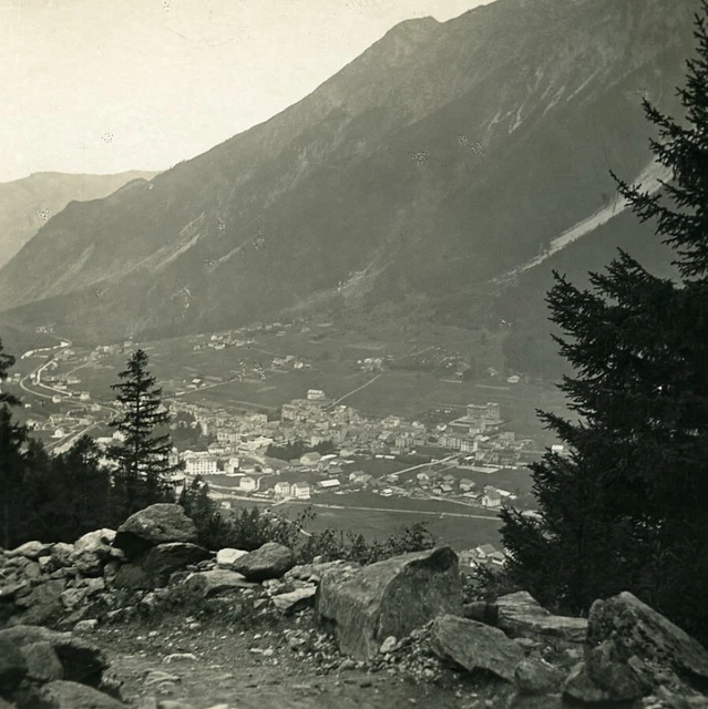 Stéréoscopie Ancienne – Échelles Des Grands Mulets, Chamonix (1880)