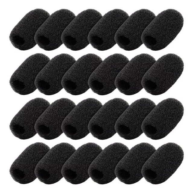 1X(Lot de 24  Mousse Pare-Brise  Casque Microphone éPonge  Mousse Cou1871