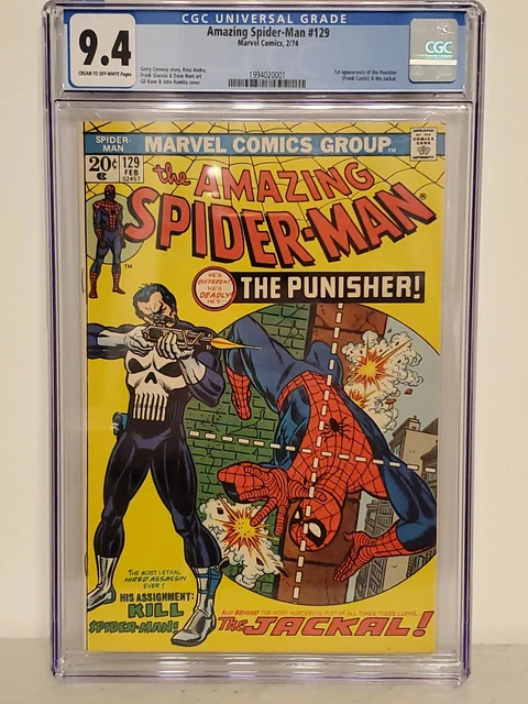 Amazing Spider-Man #129 | CGC 9.4 | Bronze Age | 1st Appearance Of The Punisher
