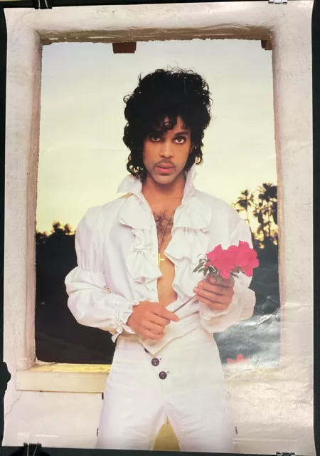 Prince - White Shirt - NM72 - Purple Rain-Era Poster - 22" x 31.5"