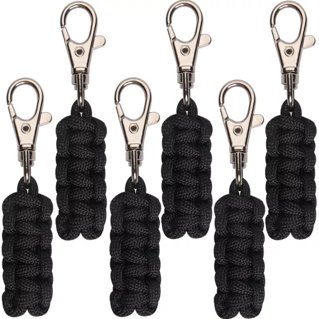 Paracord Planet Lightweight Plastic Zipper Pulls - Multiple Colors  Available - Pack Sizes Range from 5-100 