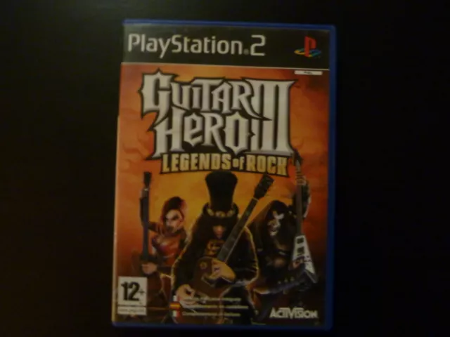 Jeu PS2 Guitar Hero III Legends Of Rock complet Vers. Fr.