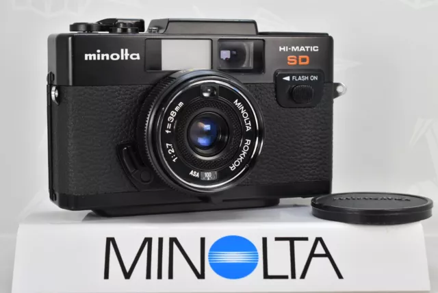 [Near MINT+++] Minolta Hi-Matic SD Point & Shoot 35mm Film Camera From JAPAN